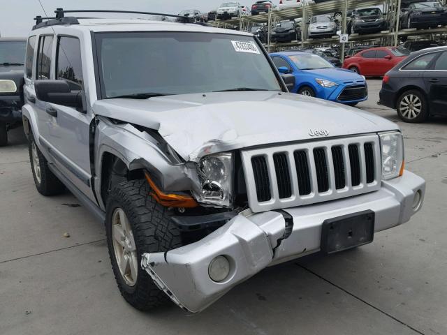 1J8HG48K66C252461 - 2006 JEEP COMMANDER SILVER photo 1