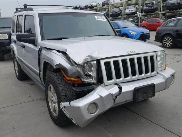1J8HG48K66C252461 - 2006 JEEP COMMANDER SILVER photo 9