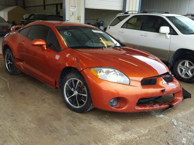 4A3AK24FX7E034949 - 2007 MITSUBISHI ECLIPSE GS ORANGE photo 1