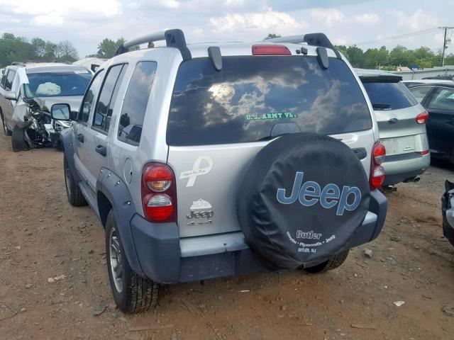 1J4GL38K25W717608 - 2005 JEEP LIBERTY RE GRAY photo 3