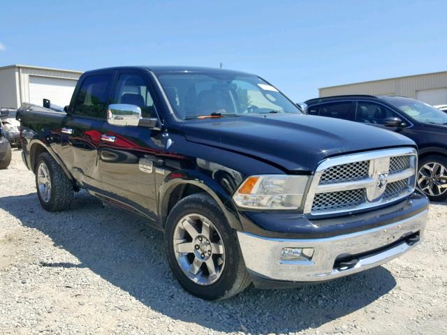 1C6RD6PT5CS323913 - 2012 DODGE RAM 1500 L BLACK photo 1