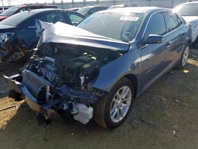 1G11C5SA2DF332340 - 2013 CHEVROLET MALIBU 1LT BLUE photo 2