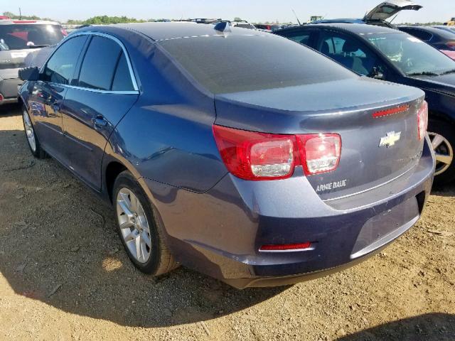 1G11C5SA2DF332340 - 2013 CHEVROLET MALIBU 1LT BLUE photo 3
