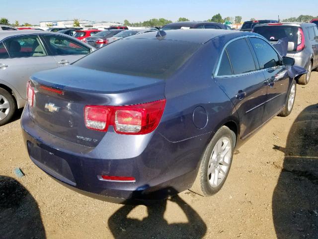1G11C5SA2DF332340 - 2013 CHEVROLET MALIBU 1LT BLUE photo 4