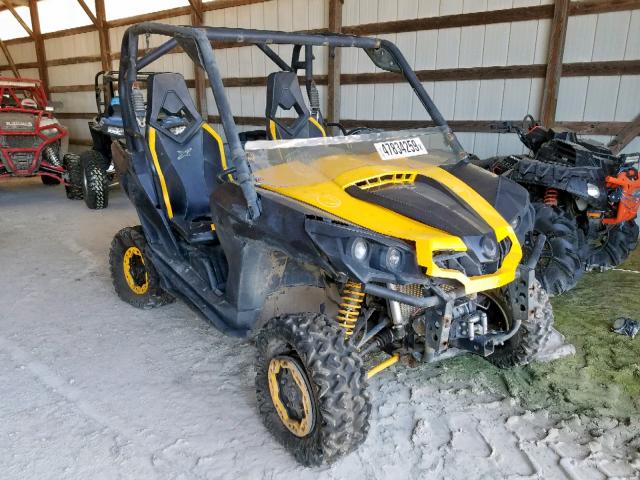 3JBKXLP17CJ000104 - 2012 CAN-AM COMMANDER YELLOW photo 1