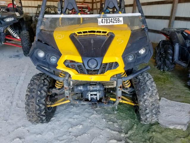 3JBKXLP17CJ000104 - 2012 CAN-AM COMMANDER YELLOW photo 9