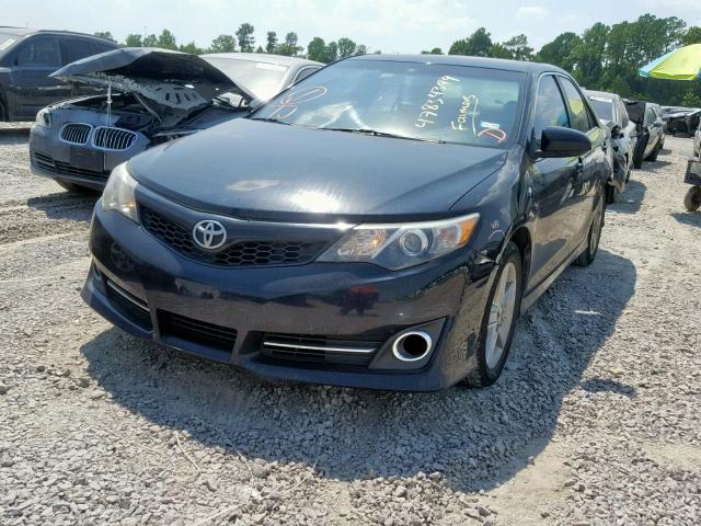 4T1BF1FK3CU027465 - 2012 TOYOTA CAMRY BASE BLACK photo 2