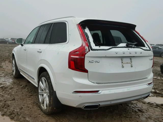 YV4A22PL9J1341318 - 2018 VOLVO XC90 T6 WHITE photo 3