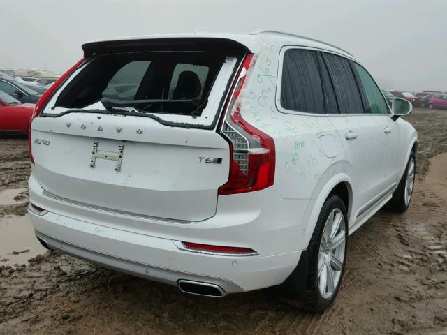 YV4A22PL9J1341318 - 2018 VOLVO XC90 T6 WHITE photo 4