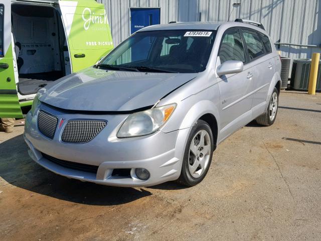 5Y2SL63885Z416076 - 2005 PONTIAC VIBE SILVER photo 2