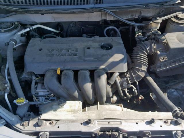 5Y2SL63885Z416076 - 2005 PONTIAC VIBE SILVER photo 7