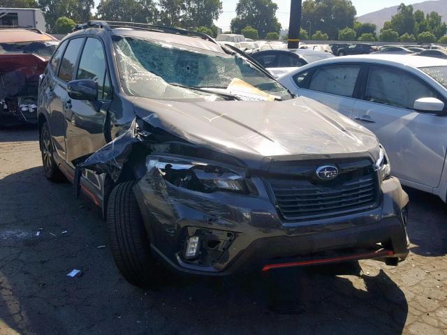 JF2SKAPC4KH453536 - 2019 SUBARU FORESTER S BLACK photo 1