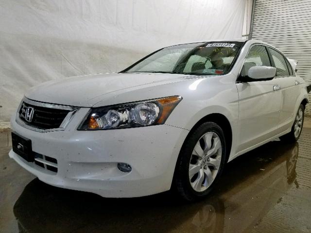 1HGCP3F81AA010976 - 2010 HONDA ACCORD EXL WHITE photo 2