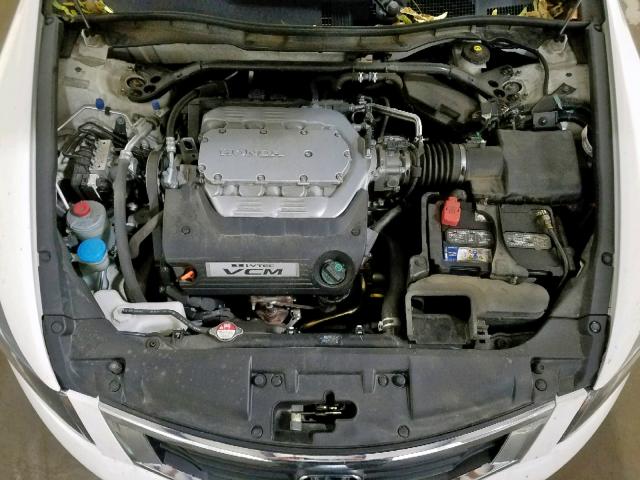 1HGCP3F81AA010976 - 2010 HONDA ACCORD EXL WHITE photo 7