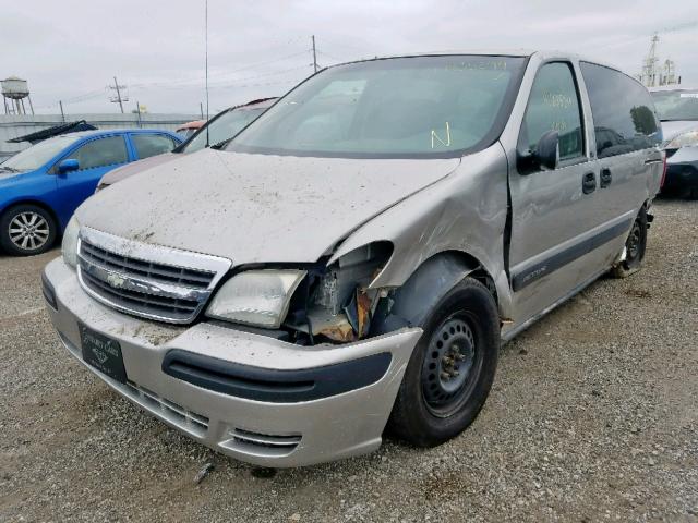 1GNDX03E94D107784 - 2004 CHEVROLET VENTURE GRAY photo 2