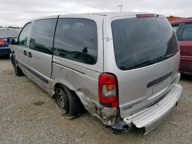 1GNDX03E94D107784 - 2004 CHEVROLET VENTURE GRAY photo 3