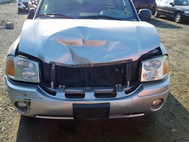 1GKDT13S752271701 - 2005 GMC ENVOY SILVER photo 7