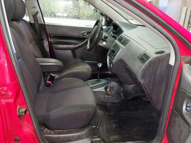 1FAFP37N46W174447 - 2006 FORD FOCUS ZX5 RED photo 5