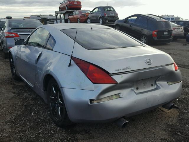 JN1AZ34E15M652419 - 2005 NISSAN 350Z COUPE SILVER photo 3