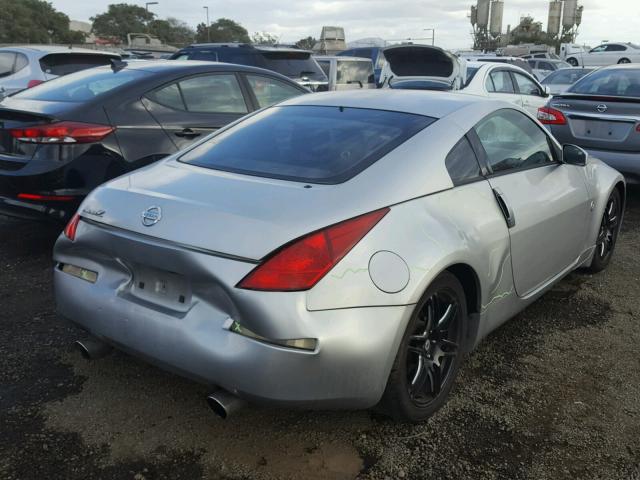 JN1AZ34E15M652419 - 2005 NISSAN 350Z COUPE SILVER photo 4