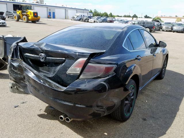 1YVHZ8DH8D5M15559 - 2013 MAZDA 6 TOURING BLACK photo 4