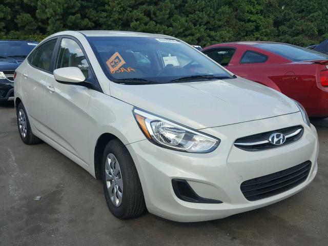 KMHCT4AE9GU094447 - 2016 HYUNDAI ACCENT SE BEIGE photo 1