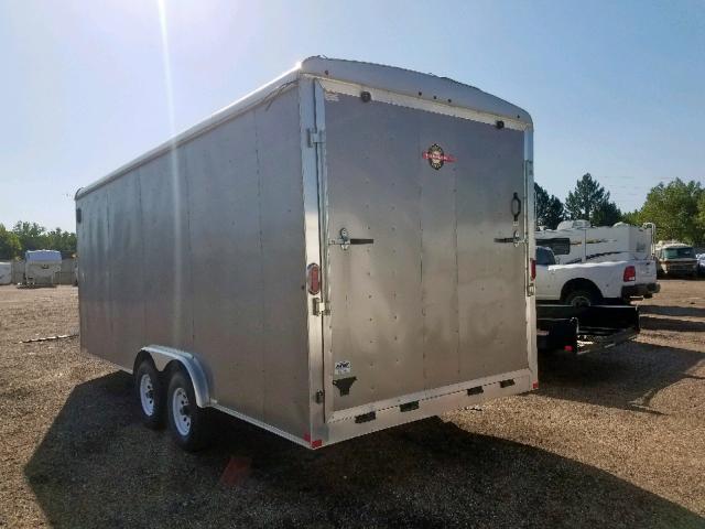 4YMCL2026DT025746 - 2013 CARR TRAILER GRAY photo 3