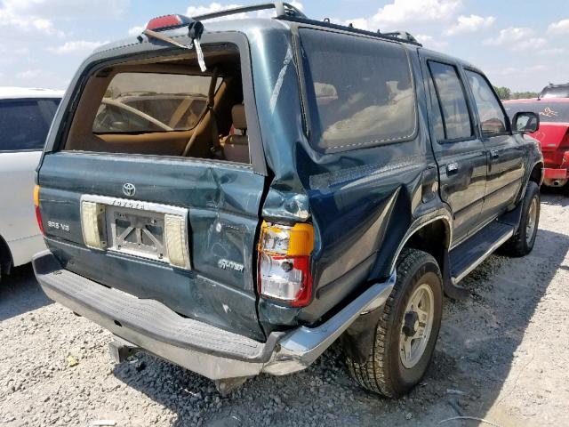 JT3VN29V4S0069170 - 1995 TOYOTA 4RUNNER VN TURQUOISE photo 4