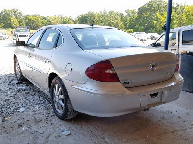 2G4WD582071179443 - 2007 BUICK LACROSSE C SILVER photo 3