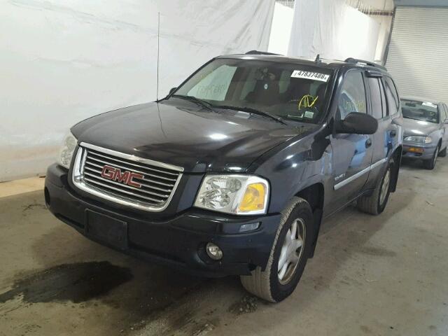 1GKDT13S662184549 - 2006 GMC ENVOY BLACK photo 2