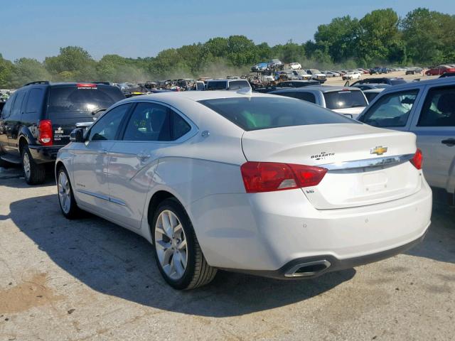 1G1165S35FU137162 - 2015 CHEVROLET IMPALA LTZ WHITE photo 3