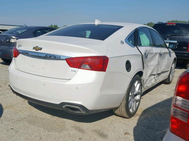 1G1165S35FU137162 - 2015 CHEVROLET IMPALA LTZ WHITE photo 4