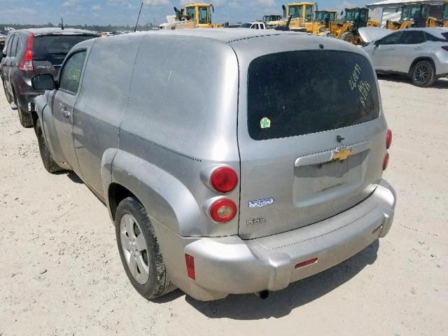 3GCCA85D48S679103 - 2008 CHEVROLET HHR PANEL SILVER photo 3