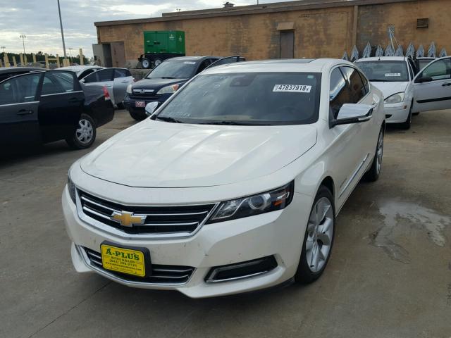 1G1145SL8EU109683 - 2014 CHEVROLET IMPALA LTZ WHITE photo 2