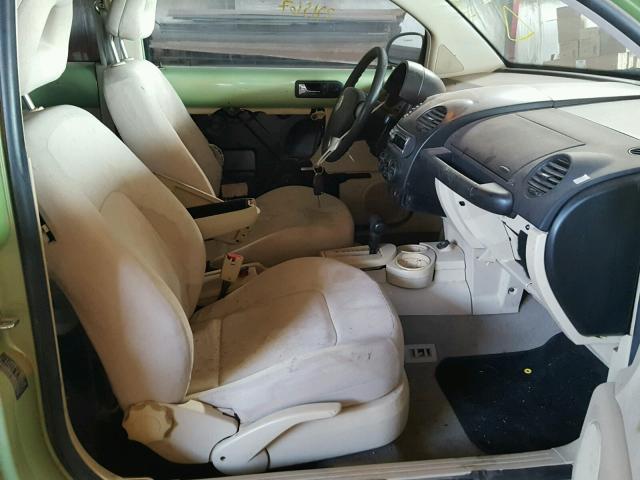 3VWCK21C71M473093 - 2001 VOLKSWAGEN NEW BEETLE 绿色 照片 5