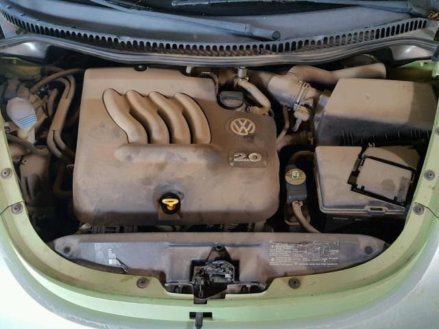 3VWCK21C71M473093 - 2001 VOLKSWAGEN NEW BEETLE 绿色 照片 7