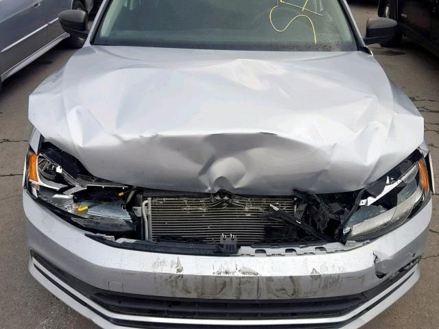 3VW2K7AJ9FM255820 - 2015 VOLKSWAGEN JETTA BASE 银色 照片 7