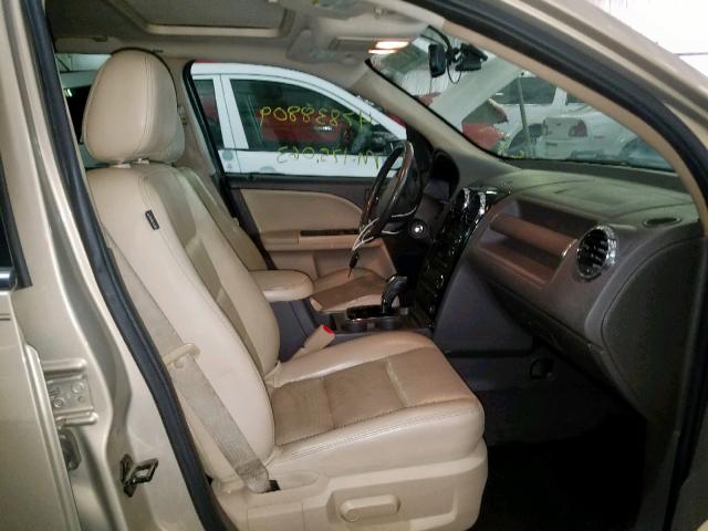 1FMDK05W98GA20674 - 2008 FORD TAURUS X S TAN photo 5