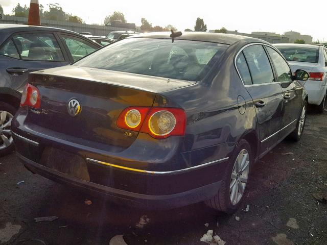 WVWEU73C86E098263 - 2006 VOLKSWAGEN PASSAT 3.6 BLUE photo 4