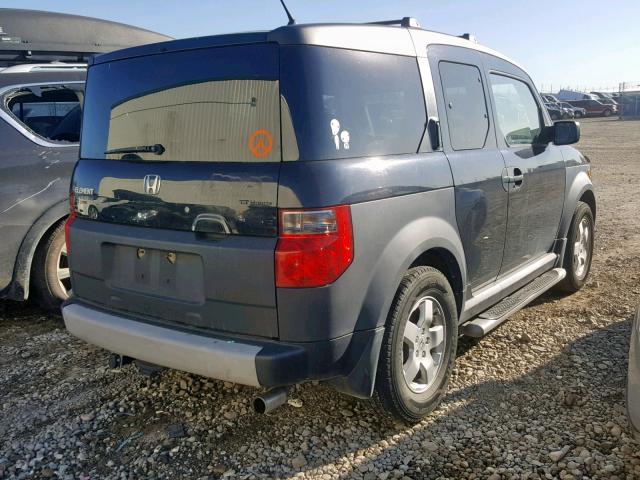 5J6YH17695L800971 - 2005 HONDA ELEMENT EX BLACK photo 4