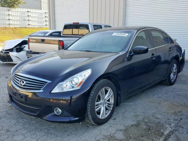 JN1CV6AR7DM761558 - 2013 INFINITI G37 BLACK photo 2