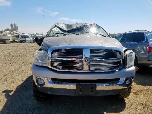 3D7KS28A77G811883 - 2007 DODGE RAM 2500 S GRAY photo 9