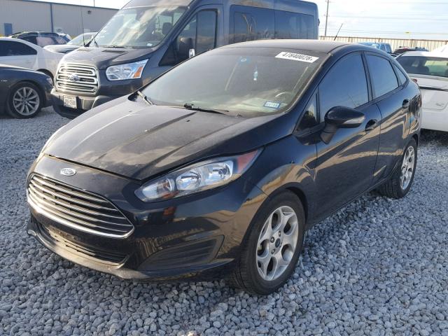 3FADP4BJ1EM203113 - 2014 FORD FIESTA SE BLACK photo 2