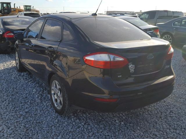 3FADP4BJ1EM203113 - 2014 FORD FIESTA SE BLACK photo 3