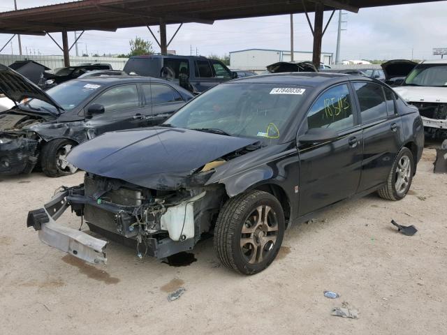1G8AL54F74Z104066 - 2004 SATURN ION LEVEL BLACK photo 2