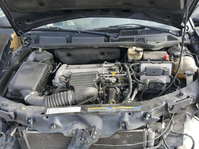 1G8AL54F74Z104066 - 2004 SATURN ION LEVEL BLACK photo 7