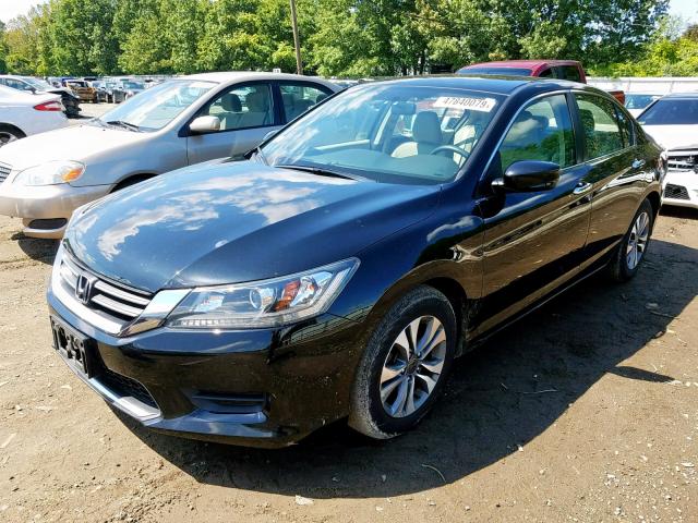 1HGCR2F39FA243973 - 2015 HONDA ACCORD LX BLACK photo 2