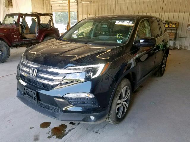 5FNYF6H78JB051030 - 2018 HONDA PILOT EXLN BLACK photo 2