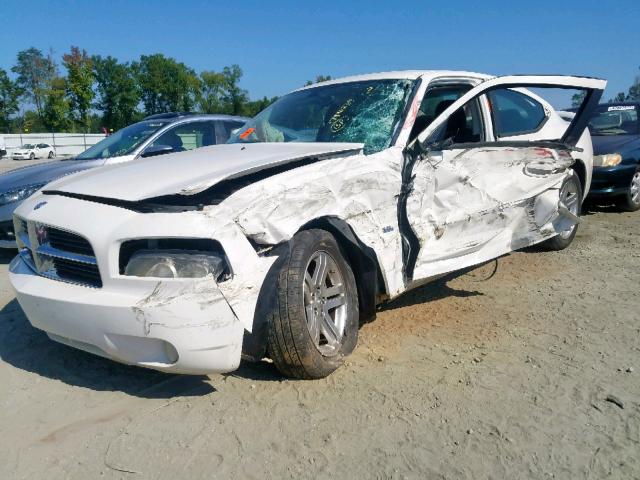 2B3CA3CV5AH204052 - 2010 DODGE CHARGER SX WHITE photo 2