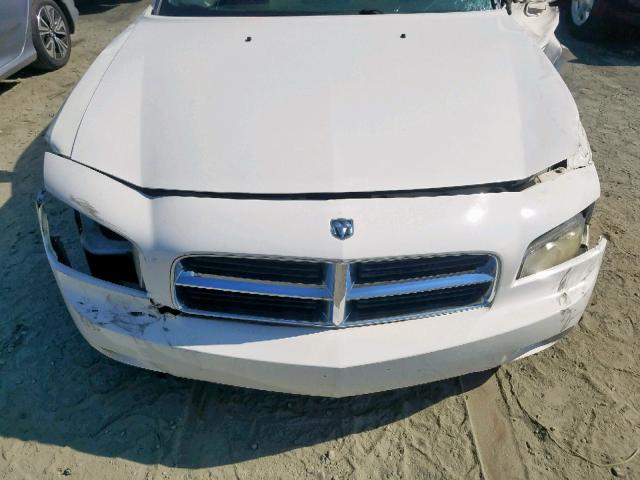 2B3CA3CV5AH204052 - 2010 DODGE CHARGER SX WHITE photo 7